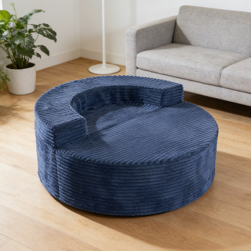 Rundes Lounge-Sofa aus Schaumstoff