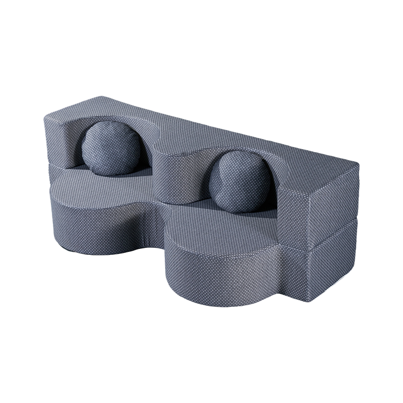 SOFTFORM All-Schaumstoff Integriertes gebogenes Schlafsofa