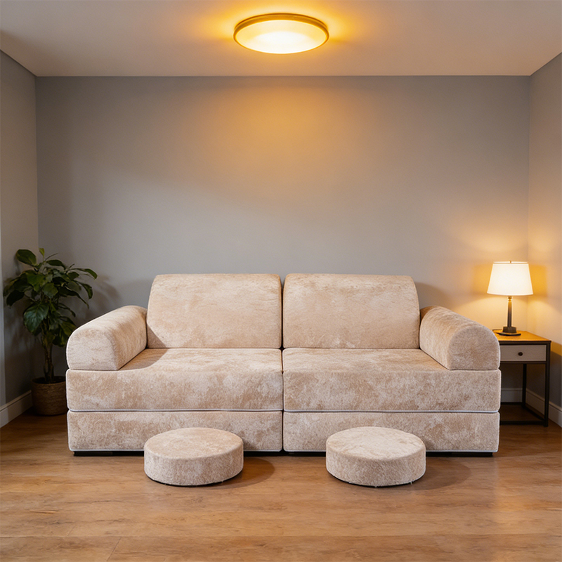 PLAYFORM™ Modulares Eltern-Kind-Sofa aus Vollschaum in mehreren Konfigurationen